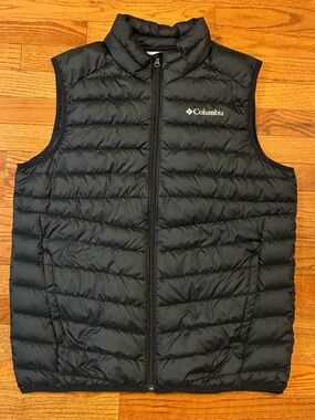 Columbia Black Puffer Vest Men’s